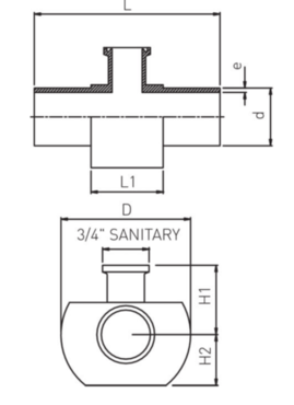 GF 25MM SAN ADPT BETA PP